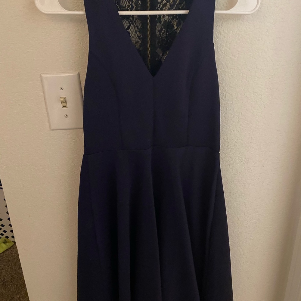 Navy & lace dress